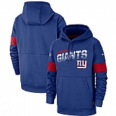 New York Giants Nike Sideline Team Logo Performance Pullover Hoodie Royal,baseball caps,new era cap wholesale,wholesale hats